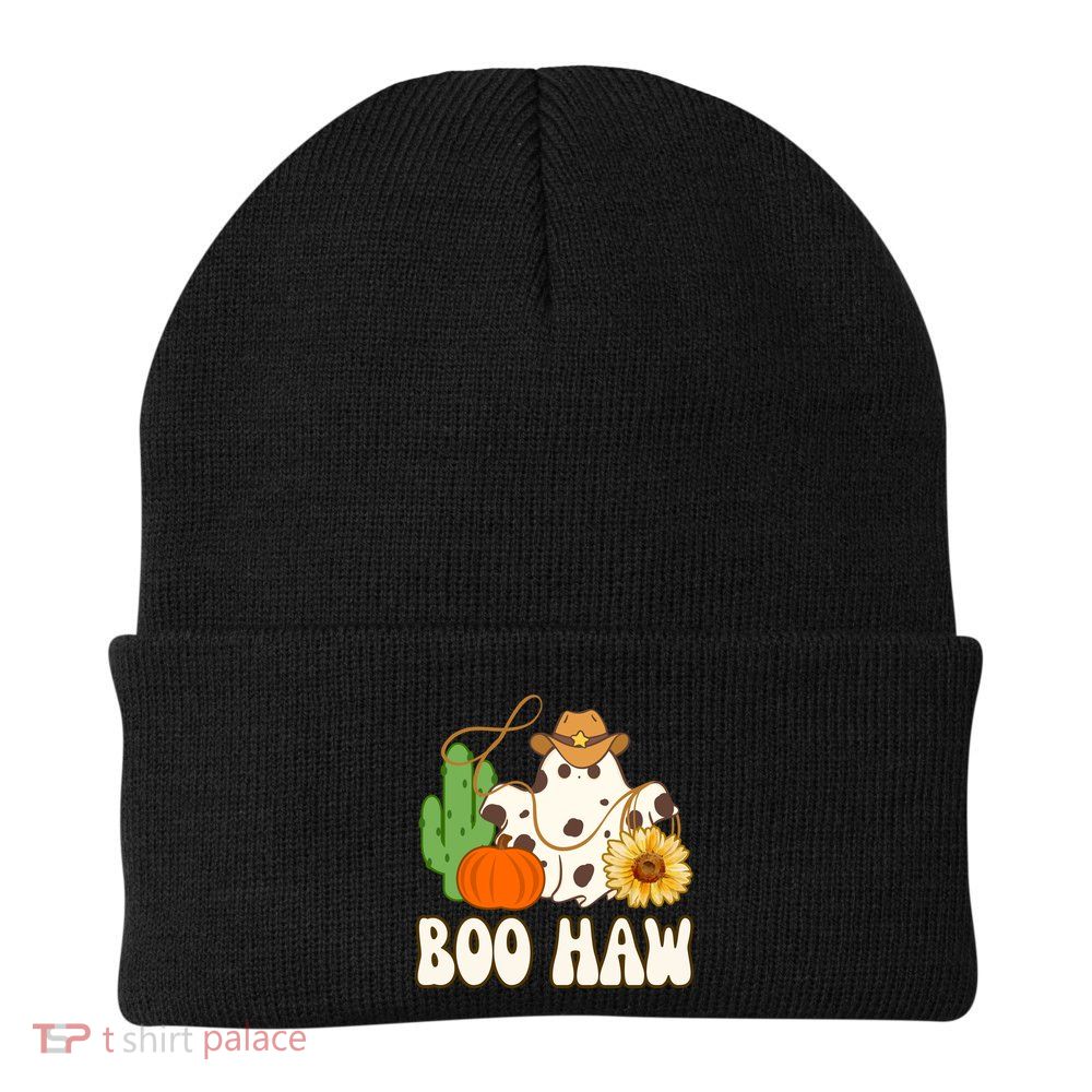 Boo Haw Halloween Country Knit Cap Winter Beanie
