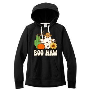 Boo Haw Halloween Country Women's Fleece Hoodie