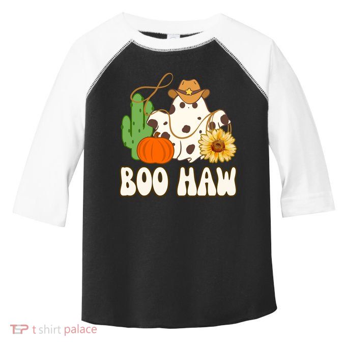 Boo Haw Halloween Country Toddler Fine Jersey T-Shirt