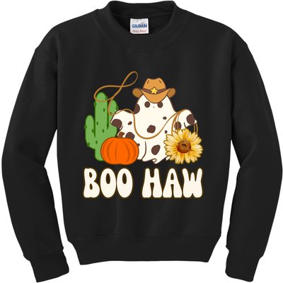 Boo Haw Halloween Country Kids Sweatshirt