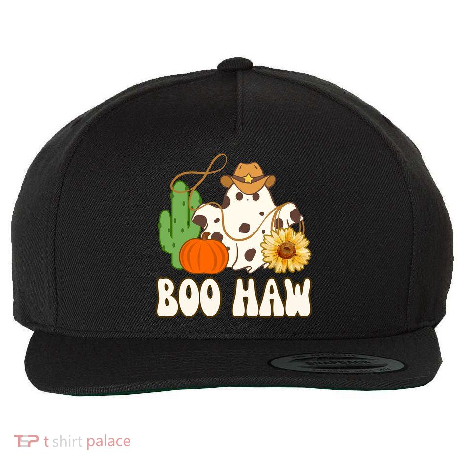 Boo Haw Halloween Country Wool Snapback Cap