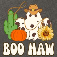 Boo Haw Halloween Country Cotton Canvas Backpack