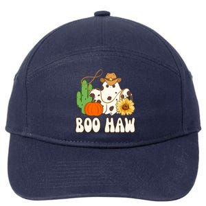 Boo Haw Halloween Country 7-Panel Snapback Hat