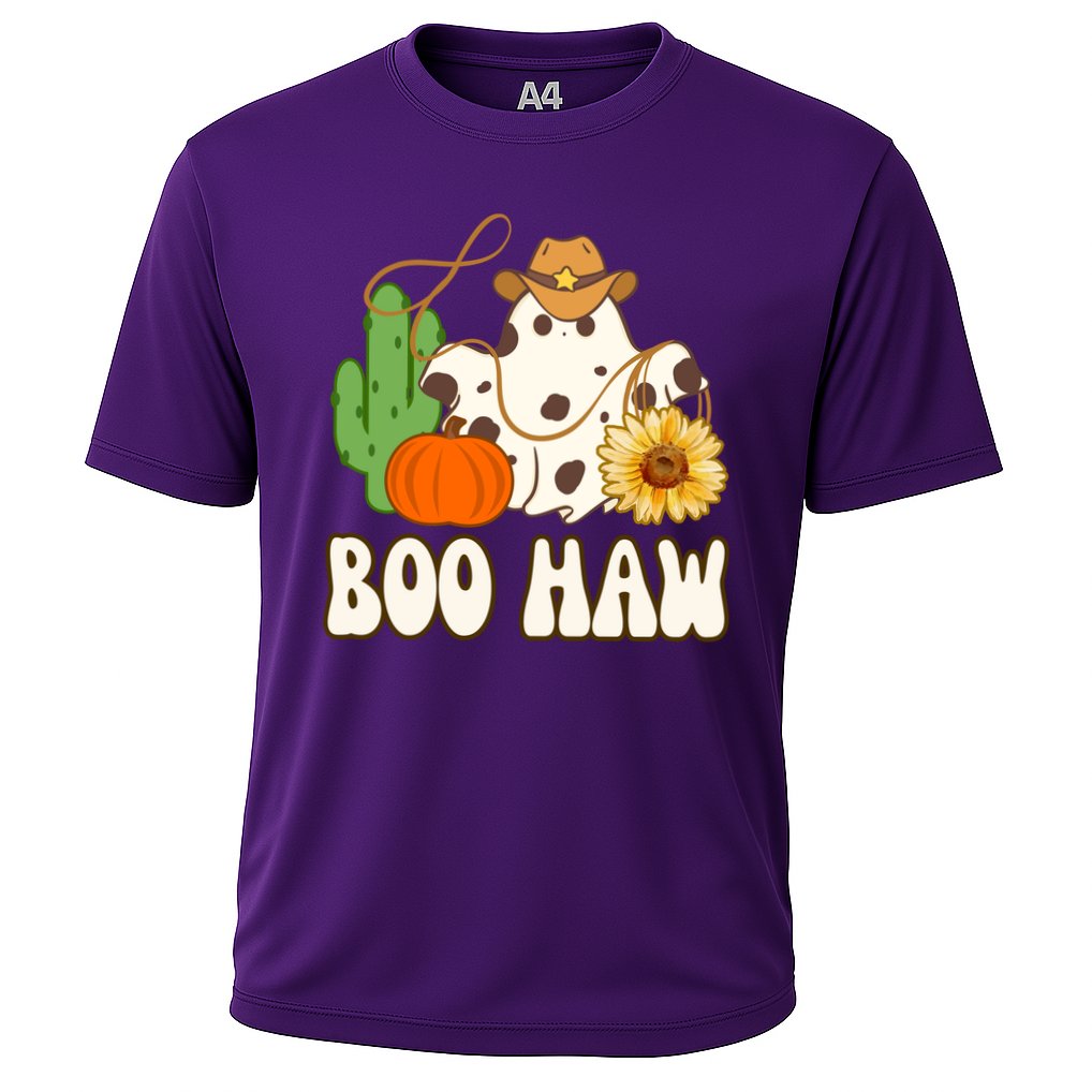 Boo Haw Halloween Country Cooling Performance Crew T-Shirt