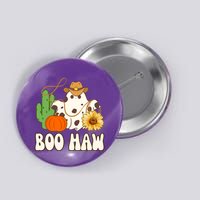 Boo Haw Halloween Country Button