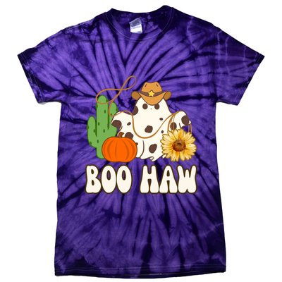 Boo Haw Halloween Country Tie-Dye T-Shirt