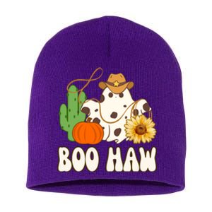 Boo Haw Halloween Country Short Acrylic Beanie