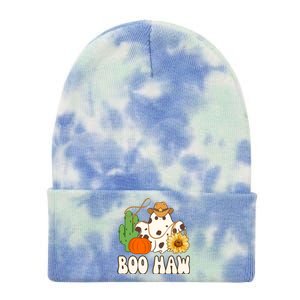 Boo Haw Halloween Country Tie Dye 12in Knit Beanie