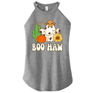 Boo Haw Halloween Country Women's Perfect Tri Rocker Tank