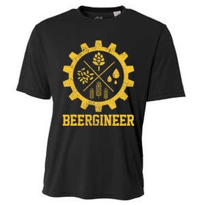 Beergineer Homebrew Home Brewing Craft Beer Brewer Gift  Cooling Performance Crew T-Shirt