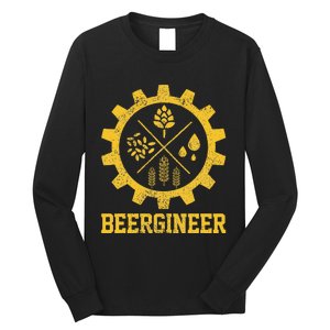 Beergineer Homebrew Home Brewing Craft Beer Brewer Gift  Long Sleeve Shirt