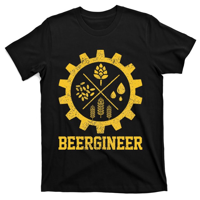 Beergineer Homebrew Home Brewing Craft Beer Brewer Gift  T-Shirt