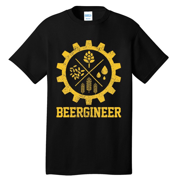 Beergineer Homebrew Home Brewing Craft Beer Brewer Gift  Tall T-Shirt