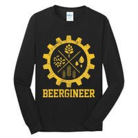 Beergineer Homebrew Home Brewing Craft Beer Brewer Gift  Tall Long Sleeve T-Shirt