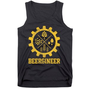 Beergineer Homebrew Home Brewing Craft Beer Brewer Gift  Tank Top