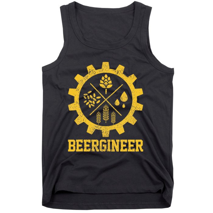 Beergineer Homebrew Home Brewing Craft Beer Brewer Gift  Tank Top