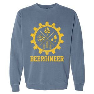 Beergineer Homebrew Home Brewing Craft Beer Brewer Gift  Garment-Dyed Sweatshirt