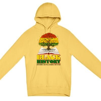 Black History Honoring The Past Inspiring The Future Black History Month Premium Pullover Hoodie