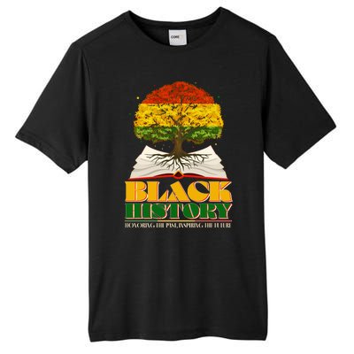 Black History Honoring The Past Inspiring The Future Black History Month Tall Fusion ChromaSoft Performance T-Shirt