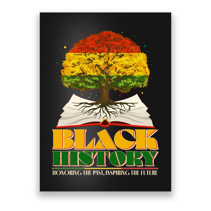 Black History Honoring The Past Inspiring The Future Black History Month Poster