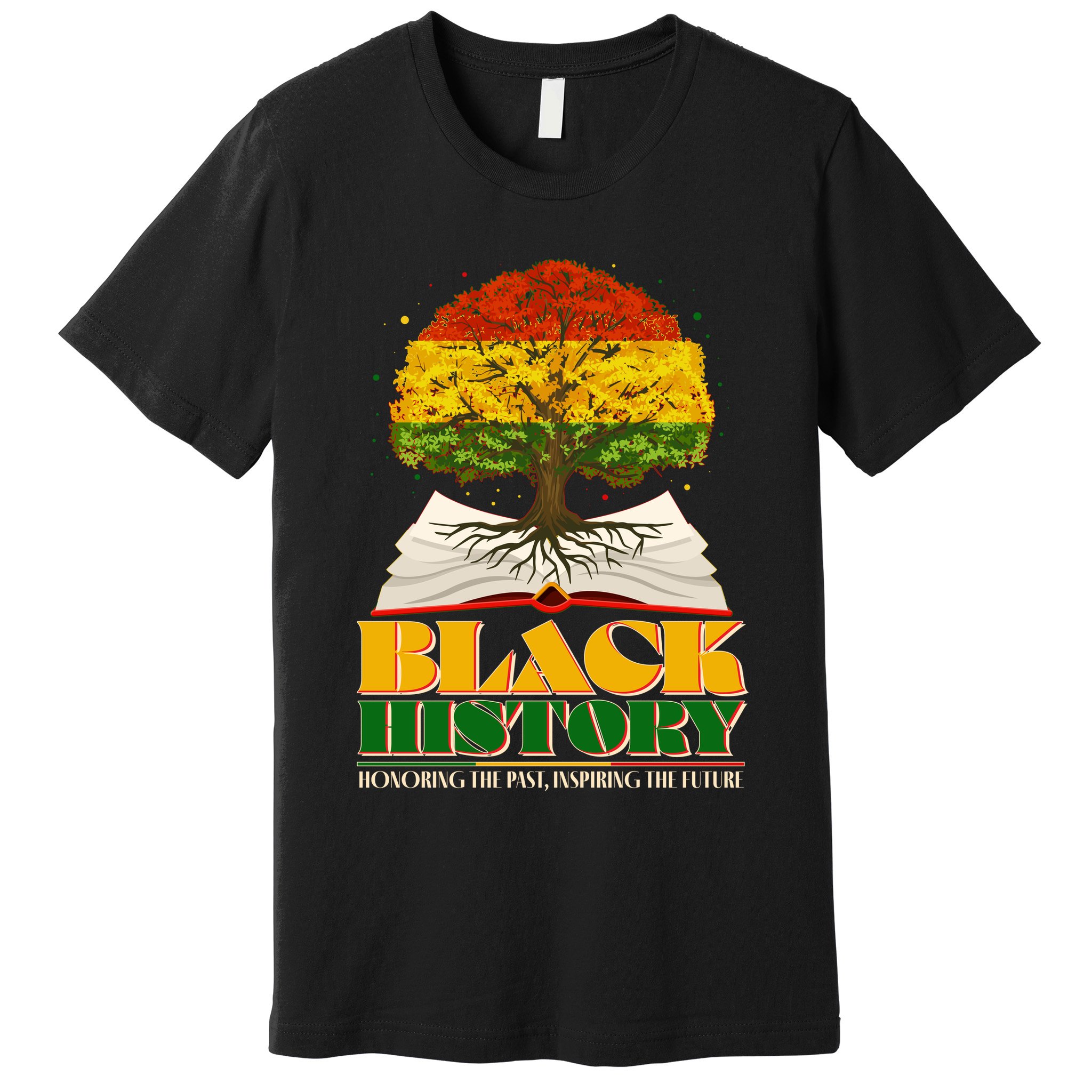 Black History Honoring The Past Inspiring The Future Black History Month Premium T-Shirt