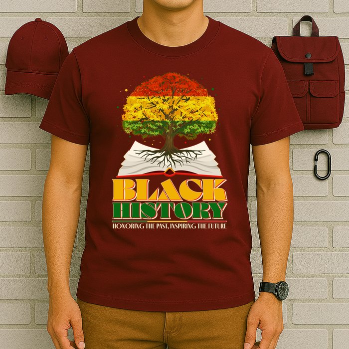 Black History Honoring The Past Inspiring The Future Black History Month T-Shirt