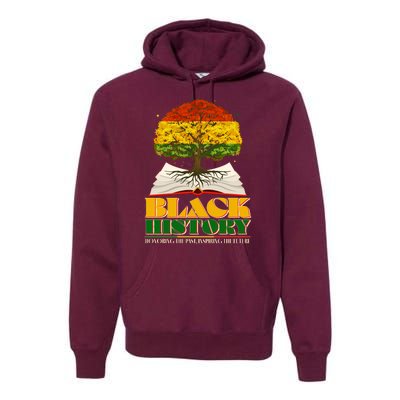 Black History Honoring The Past Inspiring The Future Black History Month Premium Hoodie