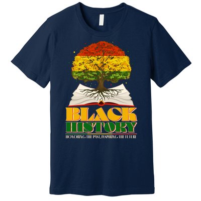 Black History Honoring The Past Inspiring The Future Black History Month Premium T-Shirt