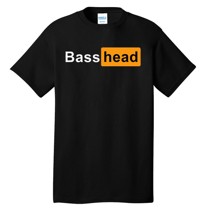 Bass Head Headbanger Edm Rave Festival Costume Dance Music Tall T-Shirt