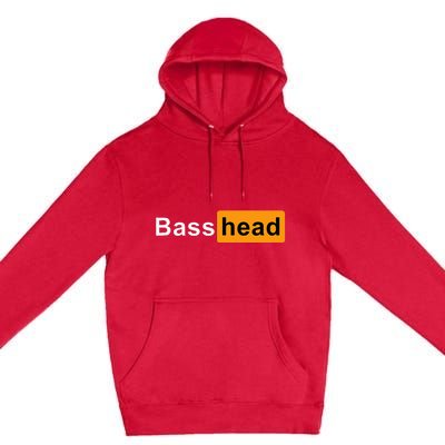 Bass Head Headbanger Edm Rave Festival Costume Dance Music Premium Pullover Hoodie