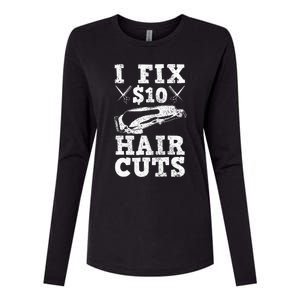 Barber Hairdresser Hairdresser Funny Gift Womens Cotton Relaxed Long Sleeve T-Shirt