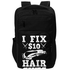 Barber Hairdresser Hairdresser Funny Gift Impact Tech Backpack