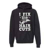 Barber Hairdresser Hairdresser Funny Gift Premium Hoodie