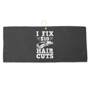 Barber Hairdresser Hairdresser Funny Gift Large Microfiber Waffle Golf Towel