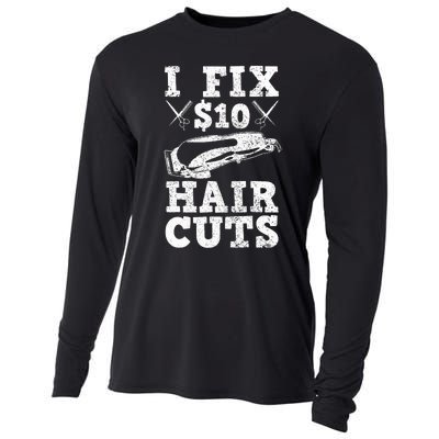 Barber Hairdresser Hairdresser Funny Gift Cooling Performance Long Sleeve Crew