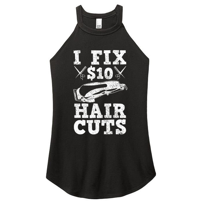 Barber Hairdresser Hairdresser Funny Gift Women's Perfect Tri Rocker Tank