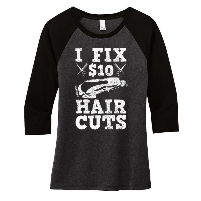 Barber Hairdresser Hairdresser Funny Gift Women's Tri-Blend 3/4-Sleeve Raglan Shirt