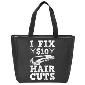 Barber Hairdresser Hairdresser Funny Gift Zip Tote Bag