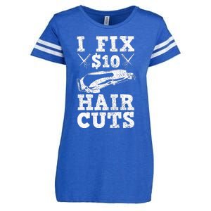 Barber Hairdresser Hairdresser Funny Gift Enza Ladies Jersey Football T-Shirt