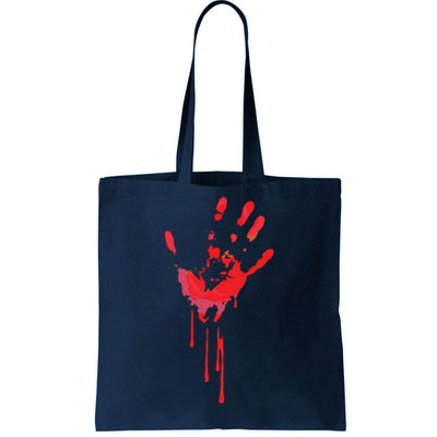 Bloody Hand Horror Blood Creepy Halloween Tote Bag