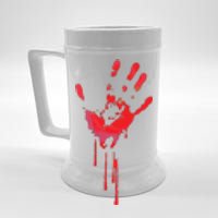 Bloody Hand Horror Blood Creepy Halloween Beer Stein