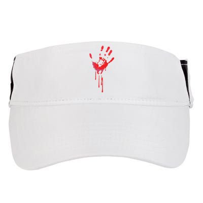 Bloody Hand Horror Blood Creepy Halloween Adult Drive Performance Visor