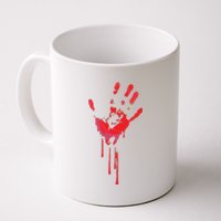 Bloody Hand Horror Blood Creepy Halloween Coffee Mug