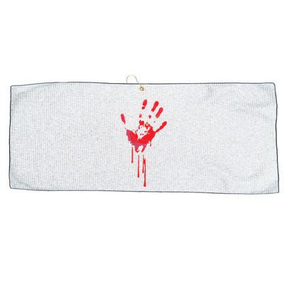 Bloody Hand Horror Blood Creepy Halloween Large Microfiber Waffle Golf Towel