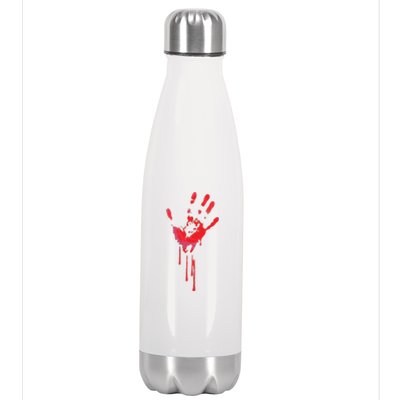 Bloody Hand Horror Blood Creepy Halloween Stainless Steel Insulated Water Bottle