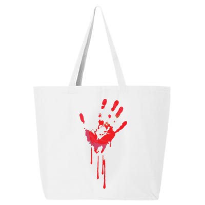 Bloody Hand Horror Blood Creepy Halloween 25L Jumbo Tote