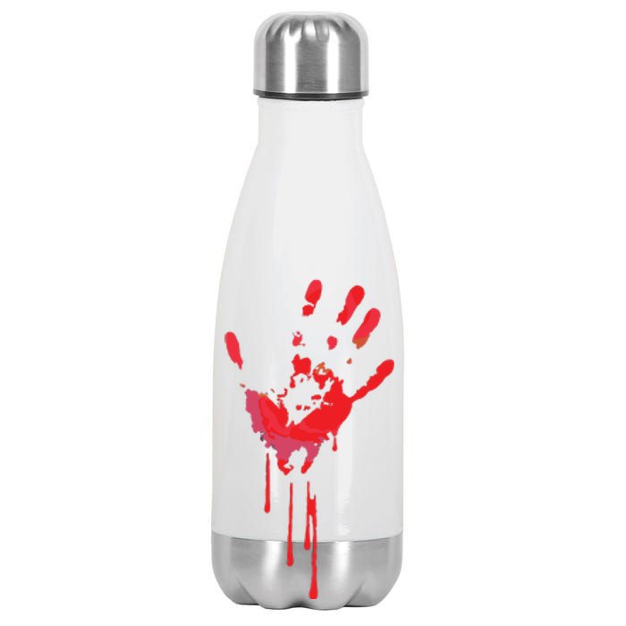 Bloody Hand Horror Blood Creepy Halloween Stainless Steel Insulated Water Bottle