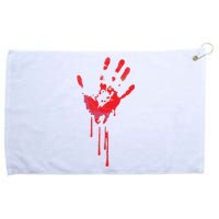 Bloody Hand Horror Blood Creepy Halloween Grommeted Golf Towel