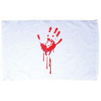 Bloody Hand Horror Blood Creepy Halloween Microfiber Hand Towel