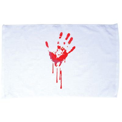 Bloody Hand Horror Blood Creepy Halloween Microfiber Hand Towel